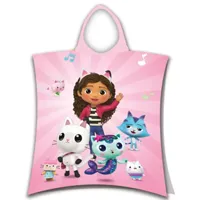 Gabby poncho 50 x 115 cm (roze)