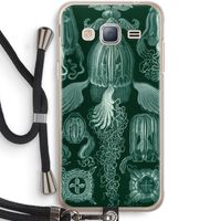 Haeckel Cubomedusae: Samsung Galaxy J3 (2016) Transparant Hoesje met koord