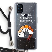 You're Shrimply The Best: OnePlus Nord N10 5G Transparant Hoesje met koord
