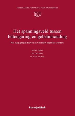 Het spanningsveld tussen feitengaring en geheimhouding - B.J. Drijber, D.J.B. de Wolff, T.M. Snoep - Paperback (9789462128408)