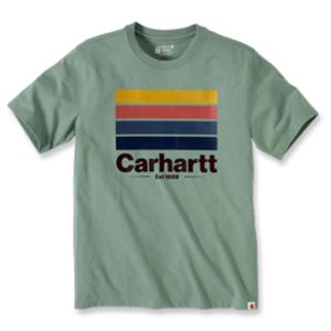 Carhartt Line Graphic Jade Heather T-Shirt Heren