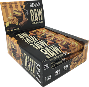 Warrior Raw Protein Flapjack Choco Peanut Butter (12 x 75 g)