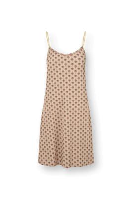Pip Studio Diezel Nachthemd Mouwloos Jaipur Flower Khaki/Blauw S