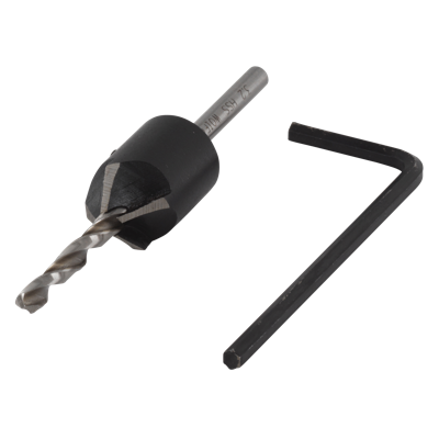 Wolfcraft Voorboor | Met verzinkboor | Ø3,2-12mm | 1 stuk - 2498000