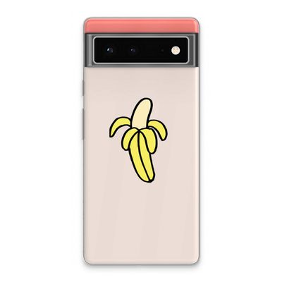 Banana: Google Pixel 6 Transparant Hoesje
