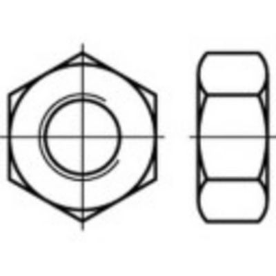 TOOLCRAFT TO-5448225 Zeskantmoeren M10 DIN 555 100 stuk(s)