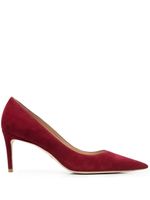 Stuart Weitzman escarpins en daim à bout pointu - Rouge