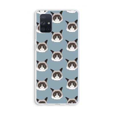 It's a Purrr Case: Galaxy A71 Transparant Hoesje