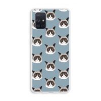 It's a Purrr Case: Galaxy A71 Transparant Hoesje