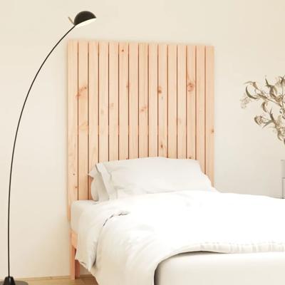 Wandhoofdbord 95,5x3x110 cm massief grenenhout