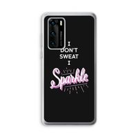 Sparkle quote: Huawei P40 Transparant Hoesje