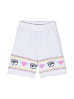 Chiara Ferragni Kids short Maxi Logomania - Blanc - thumbnail