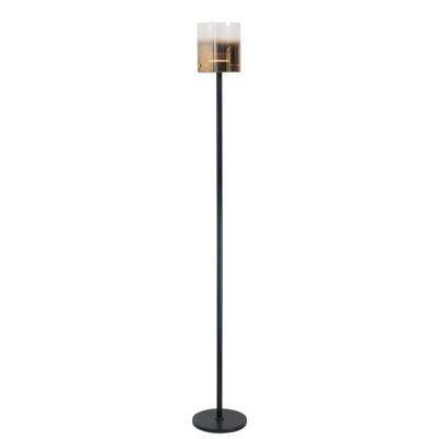 Highlight VloerlampSalerno zwart met goud glas - V4527.36