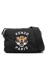 Kenzo sac porté épaule à motif Tiger - Noir