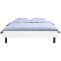 Leen Bakker - Bed Nova - 140x200 Cm - Spaanplaat - Wit