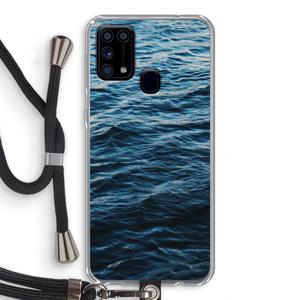 Oceaan: Samsung Galaxy M31 Transparant Hoesje met koord