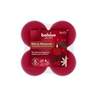 Bolsius maxilicht merry moments 8 stuks