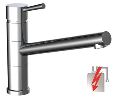 Schutte UNICORN ééngreepsmengkraan keuken | lage druk | chroom
 33790