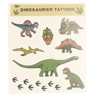Tattoo stickers dinosaurussen 8x stuks