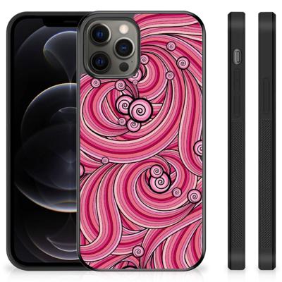 iPhone 12 Pro Max Case Swirl Pink