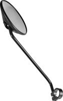 Ergotec spiegel m-55l lange arm 105mm staal zwart gezandstraald