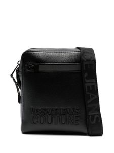 Versace Jeans Couture sac à bandoulière à logo - Noir