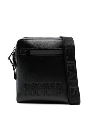 Versace Jeans Couture sac à bandoulière à logo - Noir