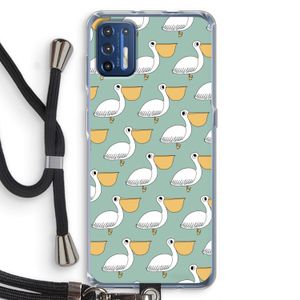 Pelican: Motorola Moto G9 Plus Transparant Hoesje met koord