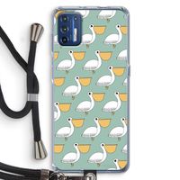 Pelican: Motorola Moto G9 Plus Transparant Hoesje met koord