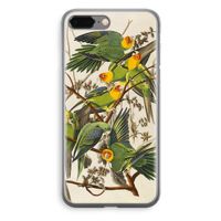 Carolinaparkiet: iPhone 8 Plus Transparant Hoesje
