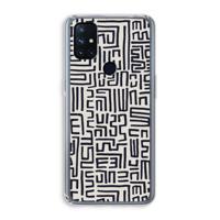 Moroccan Print: OnePlus Nord N10 5G Transparant Hoesje - thumbnail