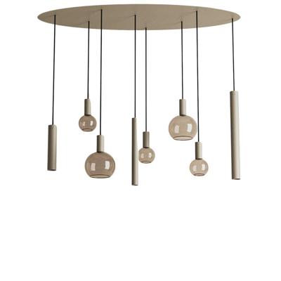 Hanglamp Riva ovaal quartz