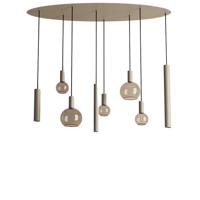 Hanglamp Riva ovaal quartz