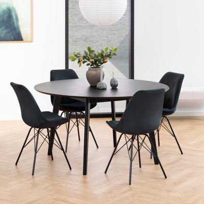Bendt Ronde Eettafel 'Torkil' 140cm, kleur Zwart