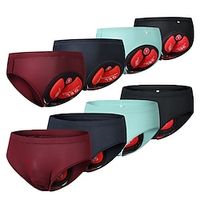 Voor heren Wielrenondershorts Fietsbroek 3D gewatteerde short Fietsen Gewatteerde shorts Kleding Onderlichaam Bergracen Wegwielrennen Sport 3D-pad Ademend Sneldrogend Lichtgewicht Marine Zwart Kleding Lightinthebox