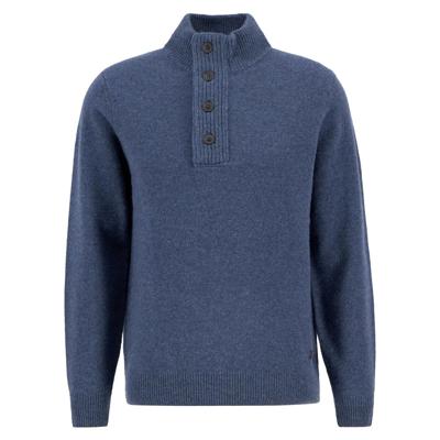 Herentrui Patch Half Zip Dark Indigo