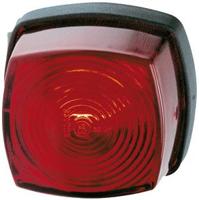 HELLA Tail lights red 62x62 uni anbau