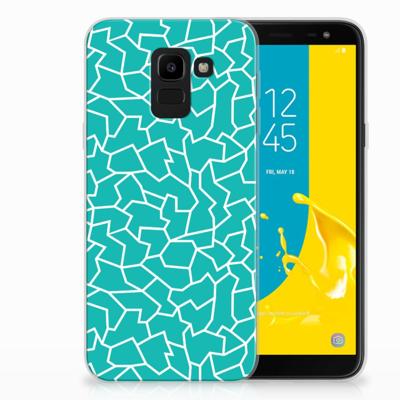 Samsung Galaxy J6 2018 | Hoesje maken | Cracks Blue