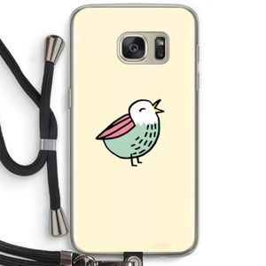 Birdy: Samsung Galaxy S7 Transparant Hoesje met koord