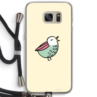 Birdy: Samsung Galaxy S7 Transparant Hoesje met koord