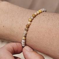 Armband 4mm • Agaat