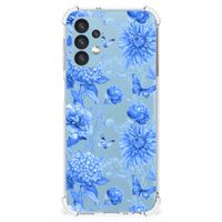 Case voor Samsung Galaxy A13 (4G) Flowers Blue - thumbnail