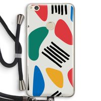 Illustratieve pop 1: Huawei Ascend P8 Lite (2017) Transparant Hoesje met koord