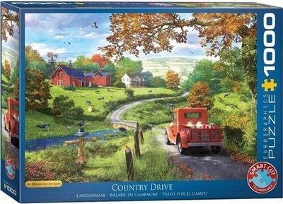 The Country Drive - Dominic Davison (1000 Stukjes) - Puzzel;Puzzel (0628136609685) The Country Drive - Dominic Davison (1000 Stukjes) - Puzzel;Puzzel (0628136609685)