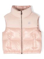 Moncler Enfant gilet Suzan à design matelassé - Rose - thumbnail