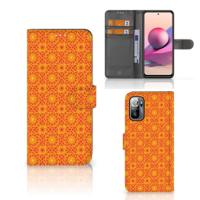Xiaomi Redmi Note 10/10T 5G | Poco M3 Pro | Telefoon Hoesje | Batik Oranje