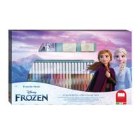 Multiprint Frozen kleurset met stempels, 41dlg. Multiprint Frozen kleurset met stempels, 41dlg.