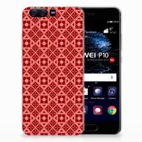 Huawei P10 TPU bumper Batik Rood