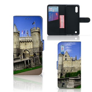 Samsung Galaxy M10 Flip Cover Kasteel