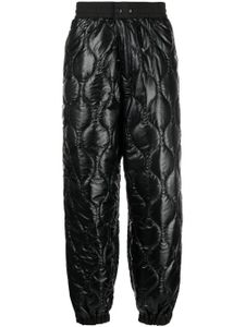 Junya Watanabe MAN pantalon droit à design matelassé - Noir